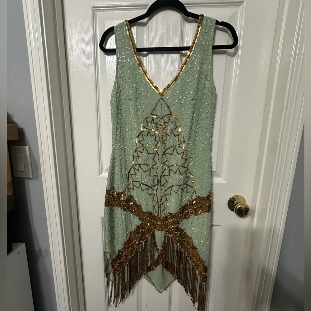 Unique vintage flapper dress